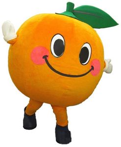 Halloween Orange Mascot Kostym Toppkvalitet Tecknad Frukt Anime Tema Karaktär Vuxna Storlek Julfödelsedagsfest Utomhus Outfit