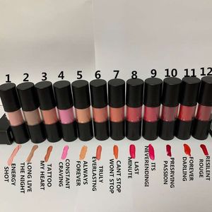 Lippen-Make-up, matt, flüssiger Lippenstift, Lipgloss, Fleck, wasserfest, langlebig, Versicolour-Lipgloss, 12 Farben