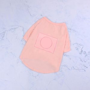 春の夏の弾性的な綿のペットシャツ犬のアパレルファッションレター刺繍ペットTシャツクラシック通気性シュナウザービチンシャツ