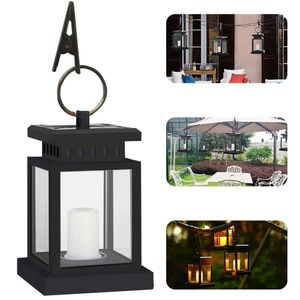 Solar Power Clip Lamp Hanging Led Umbrella Light Lawn Path Landscape Garden