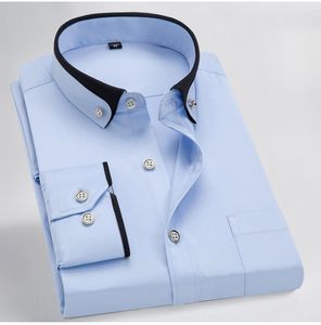 new arrival Spring commercial easy care shirt male oversize long-sleeve fashion formal high quality plus size M-7XL8XL9XL