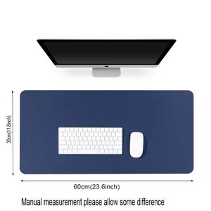 Ev Ofis Bilgisayar Dizüstü Bilgisayar Masası Paspaslar Çift Taraflı Çok Fonksiyonlu Boy Klavye Mouse Pad Su Geçirmez PVC Deri Oyunu Gamer Mousepad HY0004