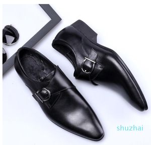 مصمم الراهب حزام الأحذية الرسمية الرجال أحذية أكسفورد للرجال الايطالية العلامة التجارية أحذية رجالي اللباس
