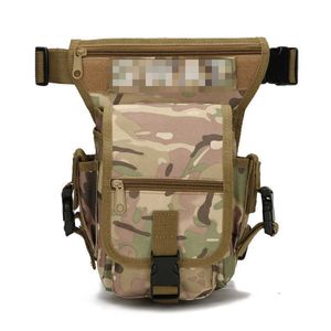 Militär taktisk benpåse 600d Vattentät Oxford Men Tactical Waist Pack Leg Travel Belt Bag Fotvandring Jakt Camping Cykling Y0721