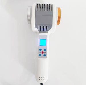 Hot e frio martelo ultra-sônico martelo facial face-lift máquina massagem friefa terapia beleza