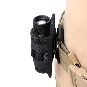 Wholesale torch pouches resale online - Stuff Sacks Tactical Degrees Rotatable Pouch Holster Torch Case For Belt Cover Hunting Lighting Accessory Survival Kits