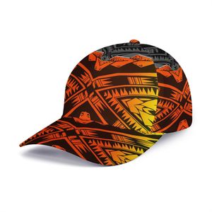 Dropshipping Unisex Baseball Cap Hut Hip Hop Cap Benutzerdefinierte Hawaiian Tribal Outdoor Sport Lauf Hut Schnell trocknend Sommer Visier cap Q0911