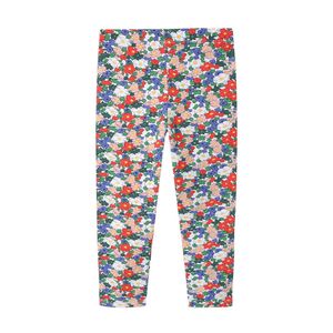 Pantaloni da salto per bambini con leggings floreali per bambini a tutta lunghezza per l'autunno primavera per bambini magri 210529