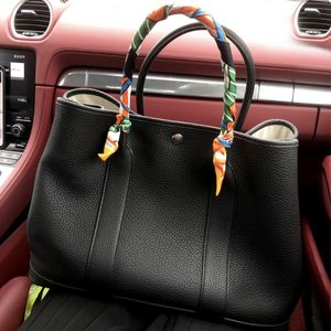 Handtaschen Frauen handgefertigte Wachslinie Eimer Bag Gartenparty Große Einkäufe Luxusdesigner Handtasche Schulter Kupplung Taschen Echtes Leder lässig