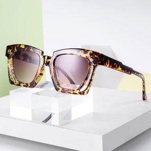 High Quality Retro Sunglasses Men Women Fashion Powerful Face Round Brand Designer Sun Glasses Luxury UV400 Lens with Box and Case