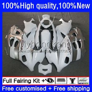 Kit White Silver Bodys para Suzuki Katana GSX600F GSXF750 GSXF 600 750 CC 98 99 00 01 02 17No.35 GSX750F 600cc 750cc GSXF-750 GSXF600 1998 1990 2000 2002 Fairing OEM