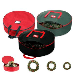 Juldekorationer Trädförvaringsväska Xmas Samla behållare Fällbara krans Förvaringar för lagring av Garland Home Väskor CGY232
