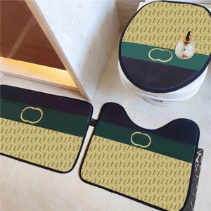 Newset Pattern Designer Toilet Seat Covers Washable Bathroom Door Mat Non Slip Thick Floor Mats Water Absorbent Bath Carpets