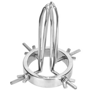 Dilatatore anale Speculum vaginale Butt Plug in metallo Dispositivo di espansione della fica dell'ano Giocattoli del sesso per donne Uomini Coppie