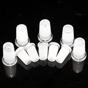 Szkło Drop Drop Adapter Reduktor 10mm14mm18mm Mężczyzna Kobieta Extender Connector Clear Bong Hoakhahs Armatura Wodna