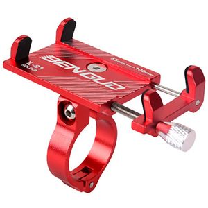 Bicycle Scooter Aluminum Alloy Mobile Phone Holder Mountain Bike Bracket Cell Phone Stand Cycling Accessories newa46