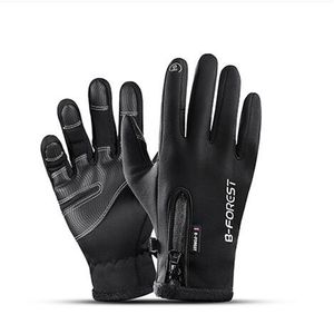 100 Pair Unisex Fleece Touch Screen Winter Sport Gloves Windproof Anti-stick Cycling Bicycle Bike Ski Outdoor Camping Hiking Motorcycle Glove Sports Full Finger