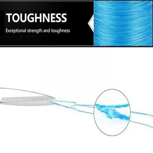 Braid Line 9 Weaving 500 Meters Fishing Fine Pulling Strong Gear Main E1f7