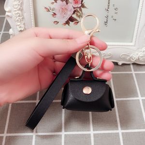 2022New Mode Damen PU Leder Mini Brieftasche Auto Schlüssel Halter Geldbörse Kupplung Tasche Haushälterin Schlüsselbund Kleine Handtasche Tasche Geldbörsen