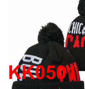 2021 Koszykówka Baseball Beanie North American Team Side Patch Wino Wool Sport Knit Kapelusz Czaszki Czapki A32