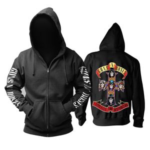 26 Designs Guns N Roses Sweatshirt GNR Katoen Rock Rits Hoodies Shell Jas N Punk Hardrock Heavy Metal Sudadera