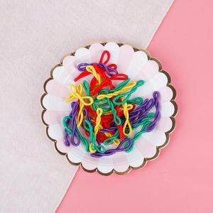 Hair Accessories 40-200pcs/lot Small Elastic Bands Scrunchies For Kid Girl Thin Candy Colors Diameter 5-6.5cm
