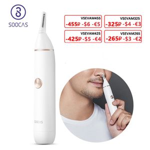 SOOCAS N1 Nose Trimmer Electric Eyebrow Ear Hair Shaver Automatic Razor Men Portable Clipper Removal Safe Blade Washable