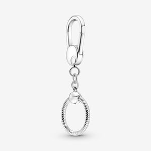 100% 925 Sterling Silver Moments Small Bag Charm Hållare Nyckelringar Passform Original European Charms Dangle Pendant Mode Kvinnor Bröllop Smycken Tillbehör