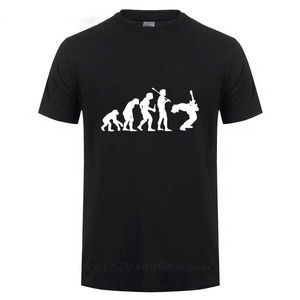 T-shirt Musik-Bands großhandel-Evolution eines Gitarristen Musik Rock Guitar Musiker Band Metall T Shirt Männer Männliche Kurzarm Rundhalsausschnitt Baumwolle lustiges T Shirt