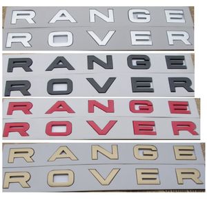 Number Letters Word " RANGE ROVER " Car Trunk Badge Emblem Badges Emblems for Range Rover