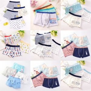 HH 3 Pezzi Bambini Ragazzi Intimo Cartone Animato Pantaloncini per Bambini Mutandine per Neonato Bambino Boxer Strisce Adolescenti Mutande di Cotone 2455 Q2