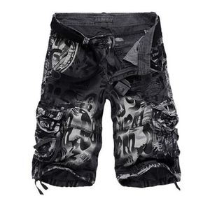 Design Männer Sommer Camouflage Military Cargo Shorts Bermuda Masculina Jeans Männliche Mode Lässig Baggy Denim 29-42 210716