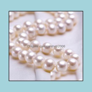 Beaded Necklaces & Pendants Jewelry 11-12Mm White South Sea Natural Pearl Necklace 18 Inch S925 Sier Clasp Drop Delivery 2021 E1Gat