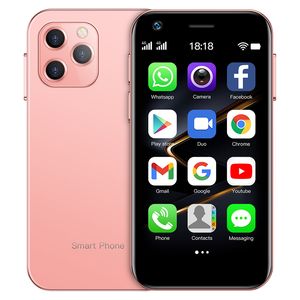 Soyes Face ID CDMA WCDMA 4G LTE mini telefoni cellulari 3.0 pollici Bande globali Smartphone 3GB + 64GB ROM QuadCore 2100mAh 13MP Fotocamere Dual-SIM Cellulare per ragazze Bambini USA Europ