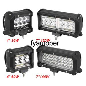 Faróis LED LED Bar Offroad Spot inundação Combo LED luz super brilhante carro trabalho luz para caminhão carro suv 4wd atv dc 12v 24v