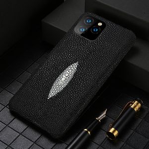 Подлинные чехлы сотового телефона STINGRAY кожаный ячейки для iPhone 11Pro 11 Pro Max 12 X XR XS 6 6S 7 8 плюс 5 5S SE крышка