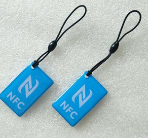 NFC RFID الايبوكسي علامة مع NFC213 رقاقة العلامات الوصول بطاقة التحكم في الوصول شكل تصميم مختلف ISO144443A 213 علامات NFC + حبل 1000pcs