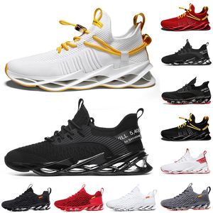 BOA QUALIDADE HOMENS HOMENS MENINAS RANÇO RANÇO Blade Slip em preto branco All Red Grey Terracotta Warriors Mens Gym Trainers Outdoor Sports Sneakers 39-46