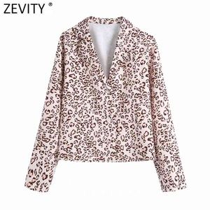 Frauen Vintage Leopard Print Business Smock Bluse Weibliche Roll Up Sleeve Kimono Shirts Chic Casual Blusas Tops LS7663 210420