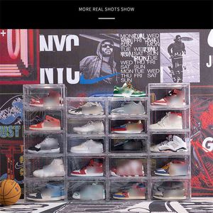 Thickened Transparent Shoe Box High and Low Models Dust-proof Sneakers Drawer Storage Simple Sneaker Display Cabinet