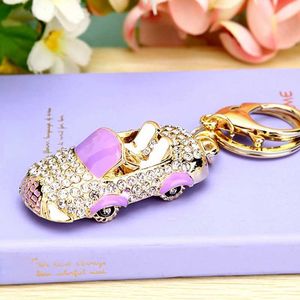 Mini Samochód Brelok Keyfob Prezent Rhinestone Novelty Key Chain Prezenty Dla Kobiet Mężczyzn Boyfrast Girlfriend Córka Syn Najlepszy przyjaciel G1019