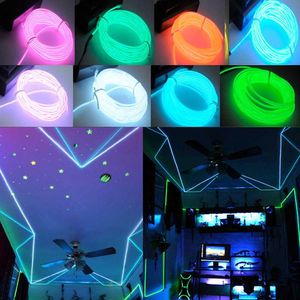 Wholesale neon lights colors for sale - Group buy Strips M EL LED Flexible Soft Tube Wire Neon Glow Car Rope Colors Strip DC V Light For Party Christmas Decoration