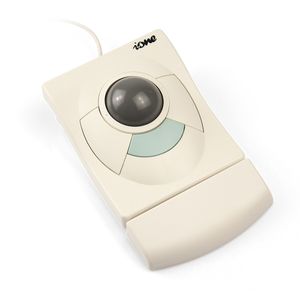 IONE MICE LIBRA 90 PU ERGONOMISK TRACKBALL MOUSE PS / 2 + USB Industrial Large Button Control Vågar för PC, Gaming, IPC Design, Spårlåsade mekaniska Musingar