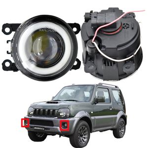 fog light for Suzuki Jimny FJ Closed Off-Road Vehicle 1998-2014 high quality pair Daytime Running Lights LED Angel Eye Styling