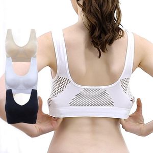 Wholesale xxxl sports bras for sale - Group buy Breathable Sports Bras Women Hollow Out Padded Bra Top S XL XXXL Plus Size Gym Running Fitness Yoga Tops Clothing