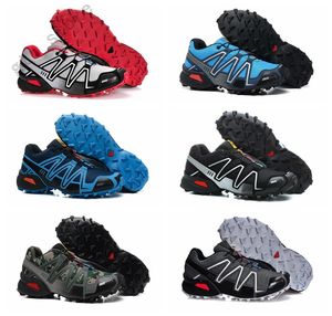 Salomon Speed Cross 3 4 2021 SpeedCross 3 سرعة أحذية الرجال المشي أورو الأورق الصليب أحذية رياضية المشي لمسافات طويلة US5-11.5 D1