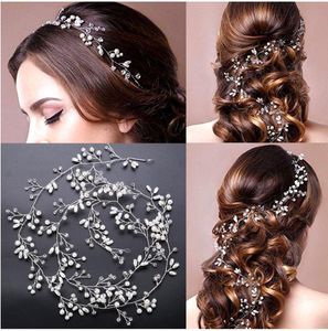 Headpiece Fascinators Tiara Wedding Bridal Bridesmaid Handmade Rhinestone Pearl Hairband Headband Luxury Hair Accessories