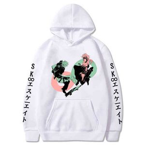 Sk8 The Infinity Hoodie Sweatshirts Men / Woman Anime Pullover Casual Långärmade Toppar High Street Hip Hop Y1213