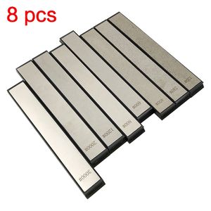 6-10 pieces of diamond sharpening rod sharpener fixed angle grinding whetstone kitchen knife suitable 210615