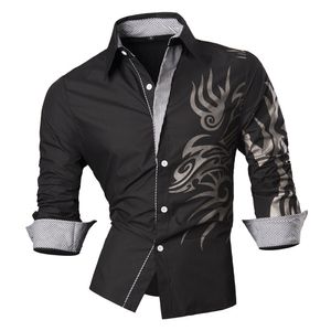 jeansian Spring Autumn Features Shirts Men Casual Jeans Shirt Arrival Long Sleeve Slim Fit Male Z001 210721
